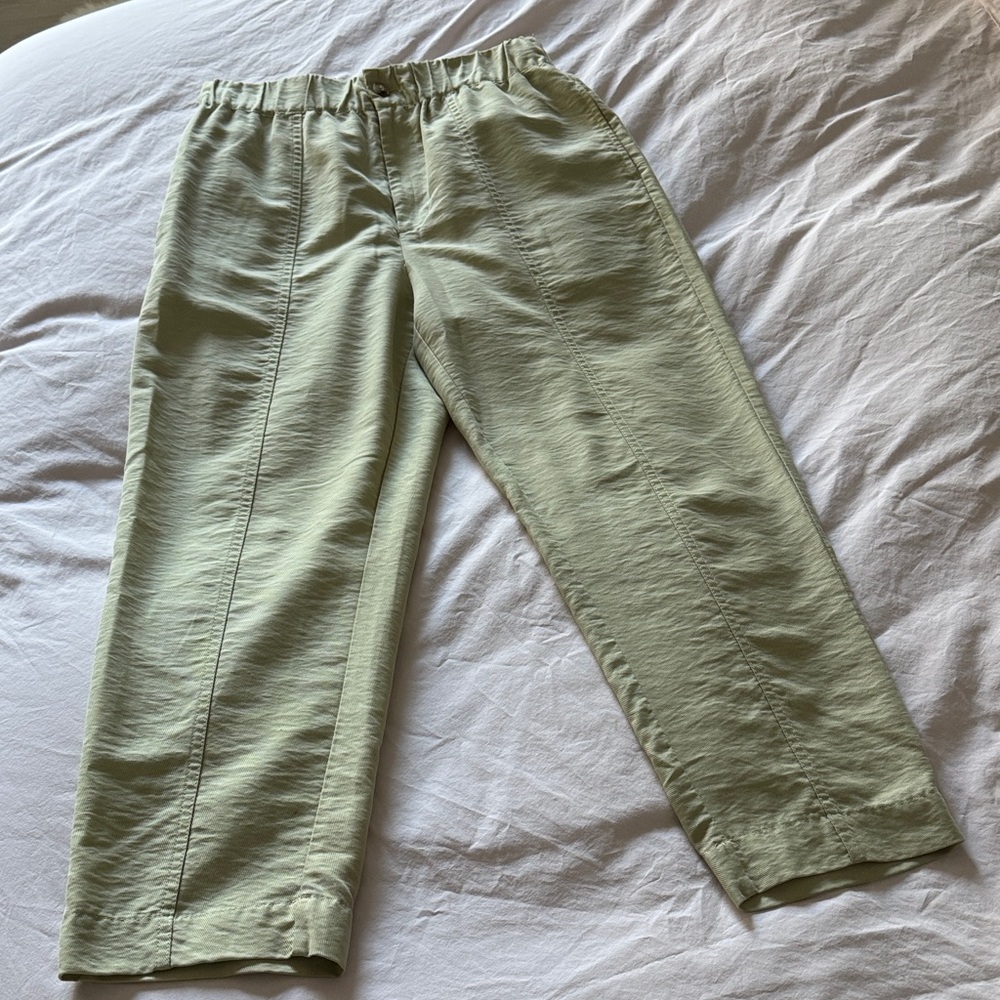 Madewell Tapered Huston pull-on crop pants size S